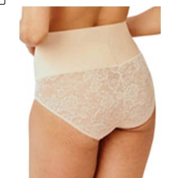 Maidenform Flexees Shaper Brief Nude Lace Firm Cool Comfort Size Small N… - Picture 2 of 9